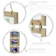 image 2 of Nicola Spring Rustic Wooden Hanging 3 Photo Frame - 6 x 4" - Natural