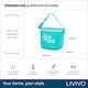 image 8 of LIVIVO Cool Box 5L Lightweight Portable Foam Insulation Carrying Strap - Turquoise