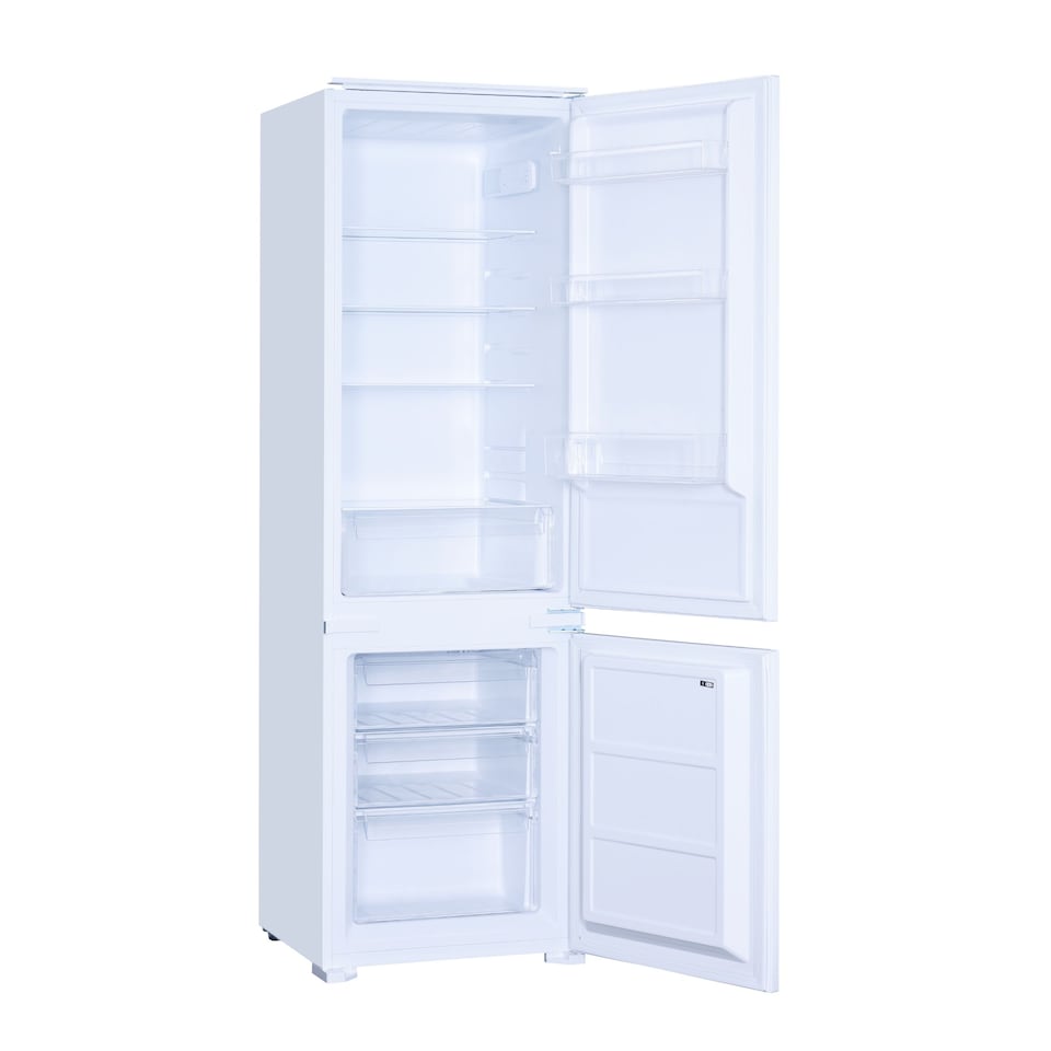 image 1 of HYE 70-30 Integrated Fridge Freezer, 249 Litre, 54cm, White - RF01BIUCFF249W01