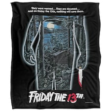 Friday The 13th Movie Poster Blanket - Multicoloured - One Size