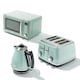 image 1 of HADEN Cotswold Green Triple Pack - Kettle, 4 Slice Toaster & Microwave Oven