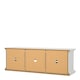 image 4 of Paris TV-unit 2 frame Doors in White