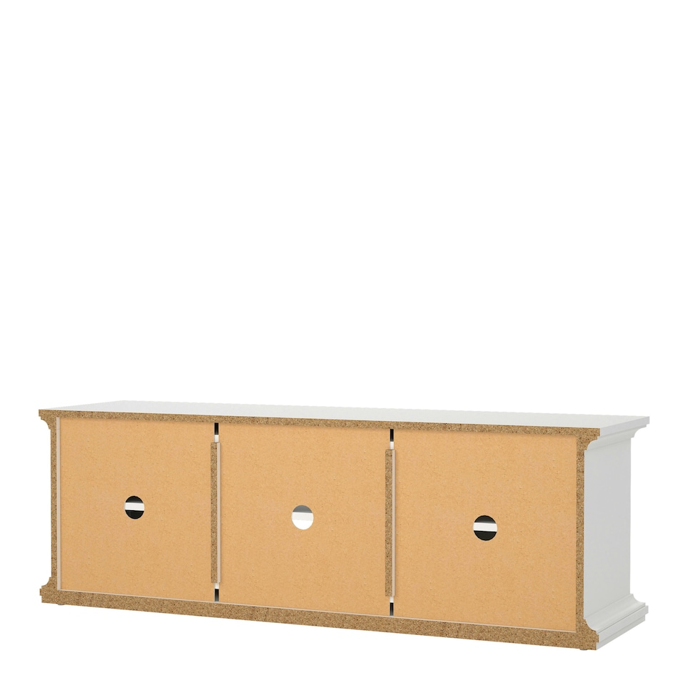 image 1 of Paris TV-unit 2 frame Doors in White
