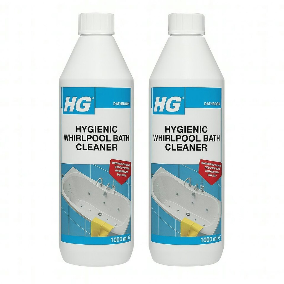 image 1 of HG hygienic whirlpool bath cleaner 1L -- 2 Pack