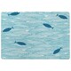 image 1 of Waves & Fish (Rug) Blue | Small: 60x110cm