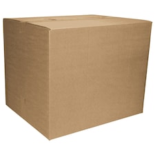 10 x Double Wall 18 x 18 x 12" 457x457x305mm) Strong Cardboard Shipping Boxes For House Moving & Storage Brown