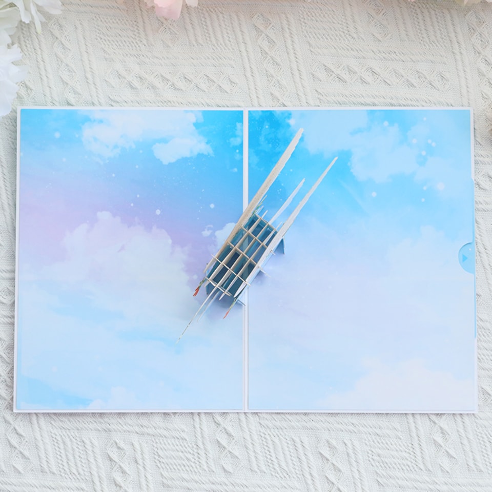 image 1 of Wings of Peace Dove 3D Pop Up Card