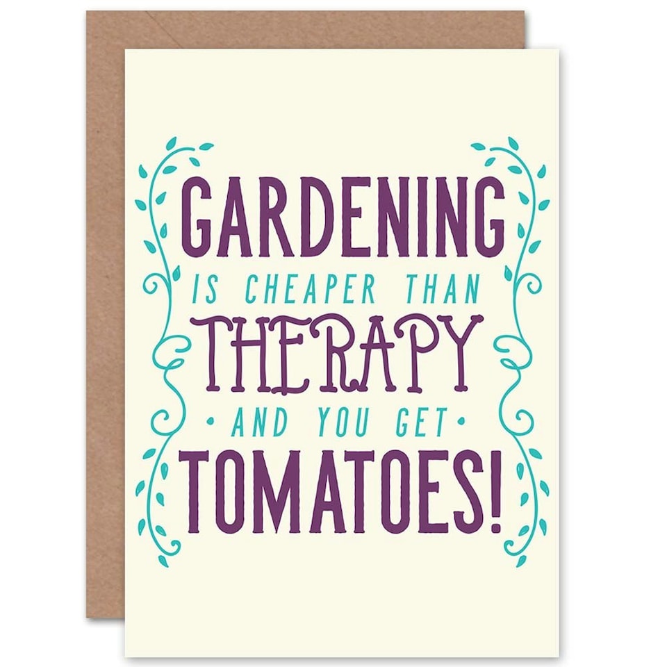 image 1 of Quote Motivation Cheap Tomato Therapy Quote Card
