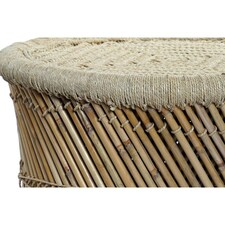Set of 2 tables DKD Home Decor Natural 60 x 60 x 42 cm 62 x 62 x 42 cm 64 x 64 x 42 cm N/A
