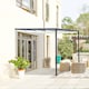 image 2 of Outsunny 3 x 3m Outdoor Lean To Pergola Retractable Canopy Wall Mounted Gazebo Patio Shelter Sun Shade, Cream White