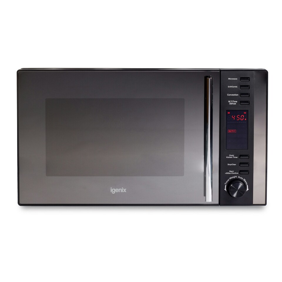 image 1 of Igenix IG2590 Digital Combination Microwave & Grill, 10 Auto Cooking Menus, Black