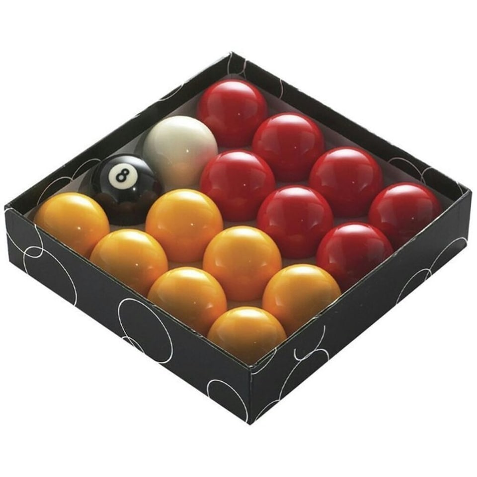 PowerGlide Pool Balls - Red/Yellow - One Size
