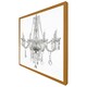 image 1 of Chandelier (Picture Frame) Brown | Oak | XS