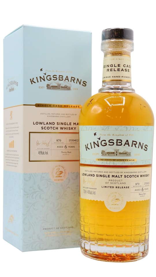 Kingsbarns - Single Sherry Cask No. 1530412 6 year old Whisky