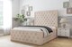image 2 of Sloomy Vienna Sand Naples Bed Frame With Mattress With 50" Upholstered Headboard 3' Single