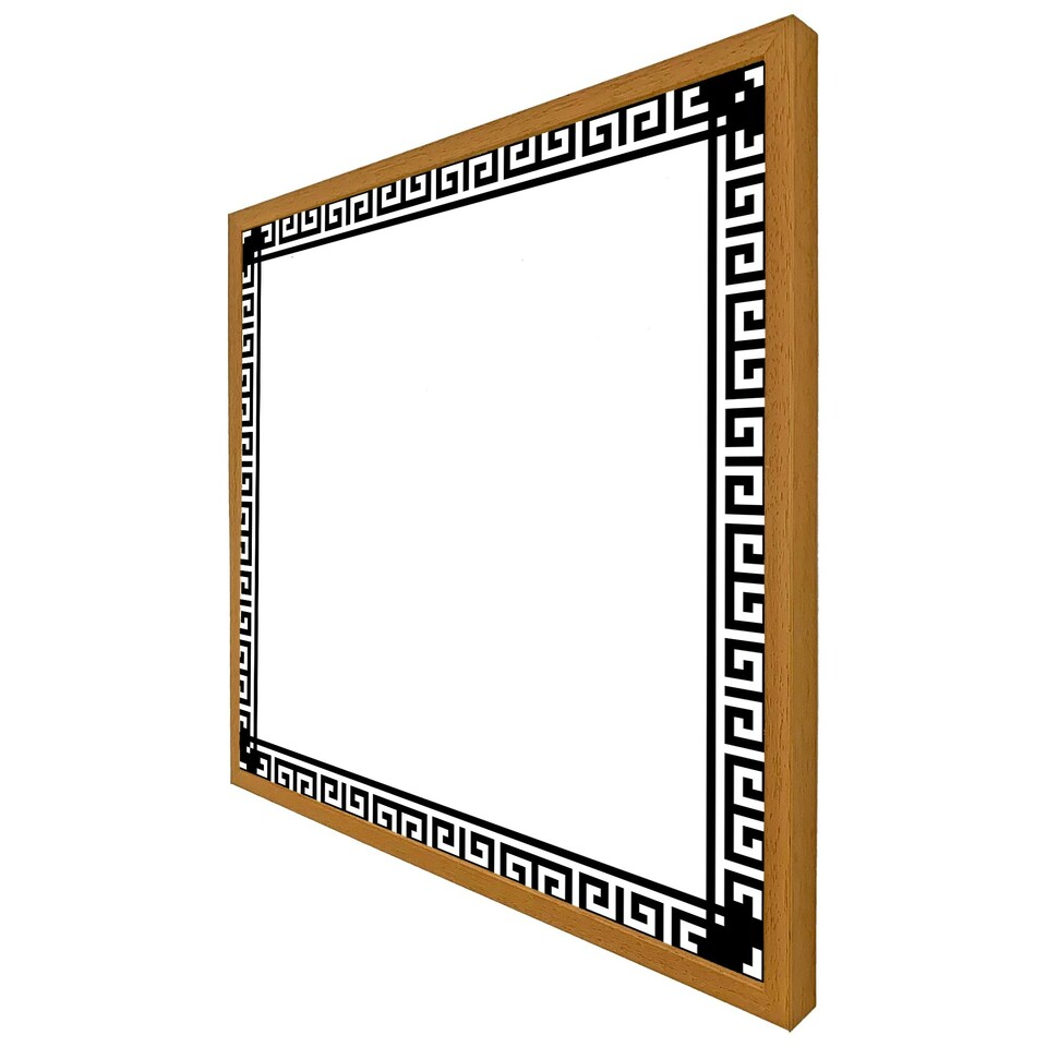 image 1 of Greek key border frame (Picture Frame) White | S