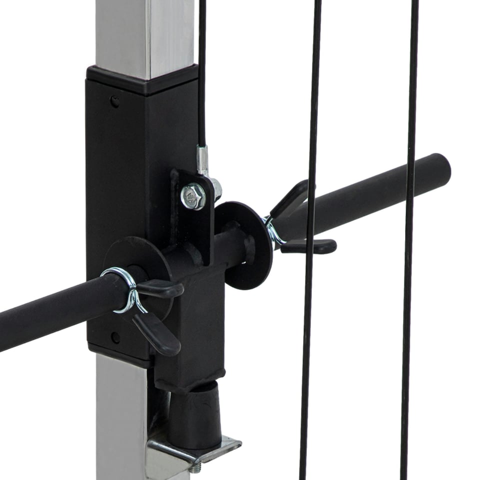 image 1 of SPORTNOW Cable Crossover Machine for Full Body Strength Training