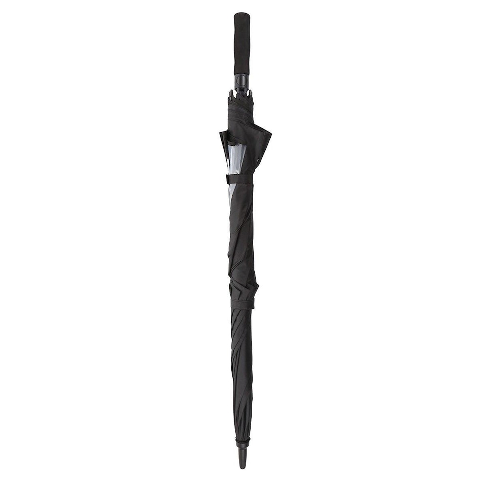 image 1 of Stromberg Clear Panel Golf Umbrella - Black