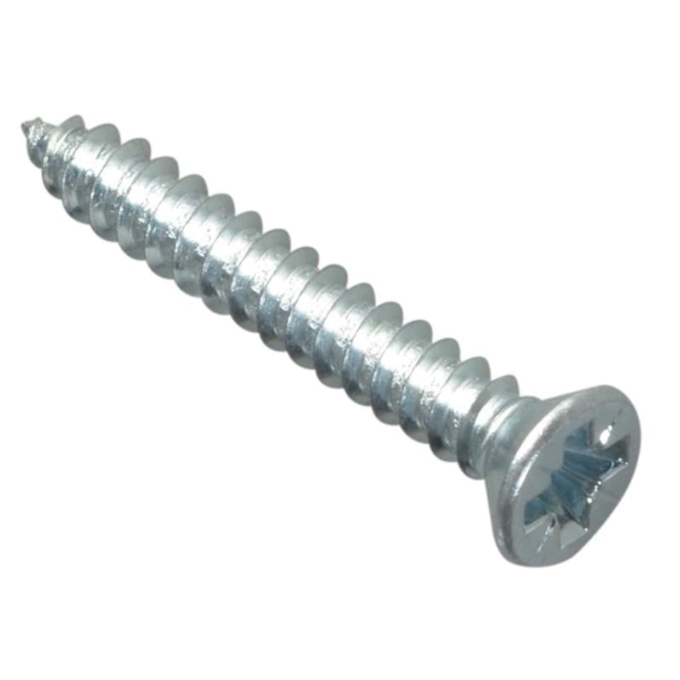 Forgefix Self-tapping Screw, Pozi Compatible Pan Head, Zp, Forgepack - Multi Colour - 1in x 6 ForgePack 30