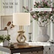 image 3 of HOMCOM LED Nautical Table Lamp with USB Charging Port for Bedroom Living Room