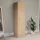 image 1 of Vida Designs Riano 1 Door Wardrobe With Shelf & Clothes Rail, Pine
