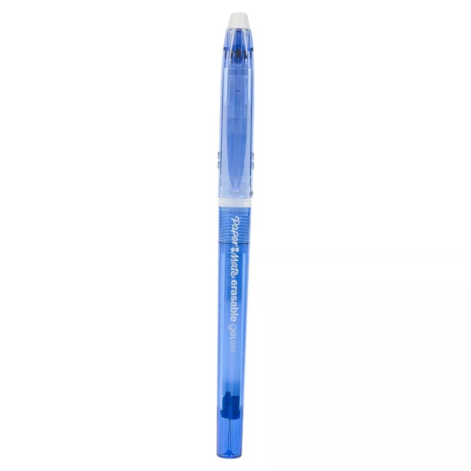 image 1 of Paper Mate Gel Pens - 0.5mm Erasable Ink | Blue | 12