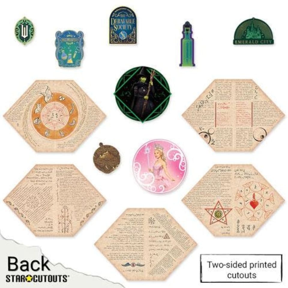 image 1 of Universal Pictures Wicked Part One Cardboard Cutouts Decoration Pack