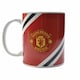 image 2 of Manchester United FC Core Stripe Mug - Red/Black/White - One Size