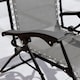 image 7 of Garden Vida Set of 2 Foldable Outdoor Zero Gravity Chairs with Headrest Pillow - Grey