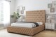 image 2 of Sloomy Ambassador Latte Dumfries Bed Frame With Mattress With 50"  Upholstered Headboard 4'6 Double