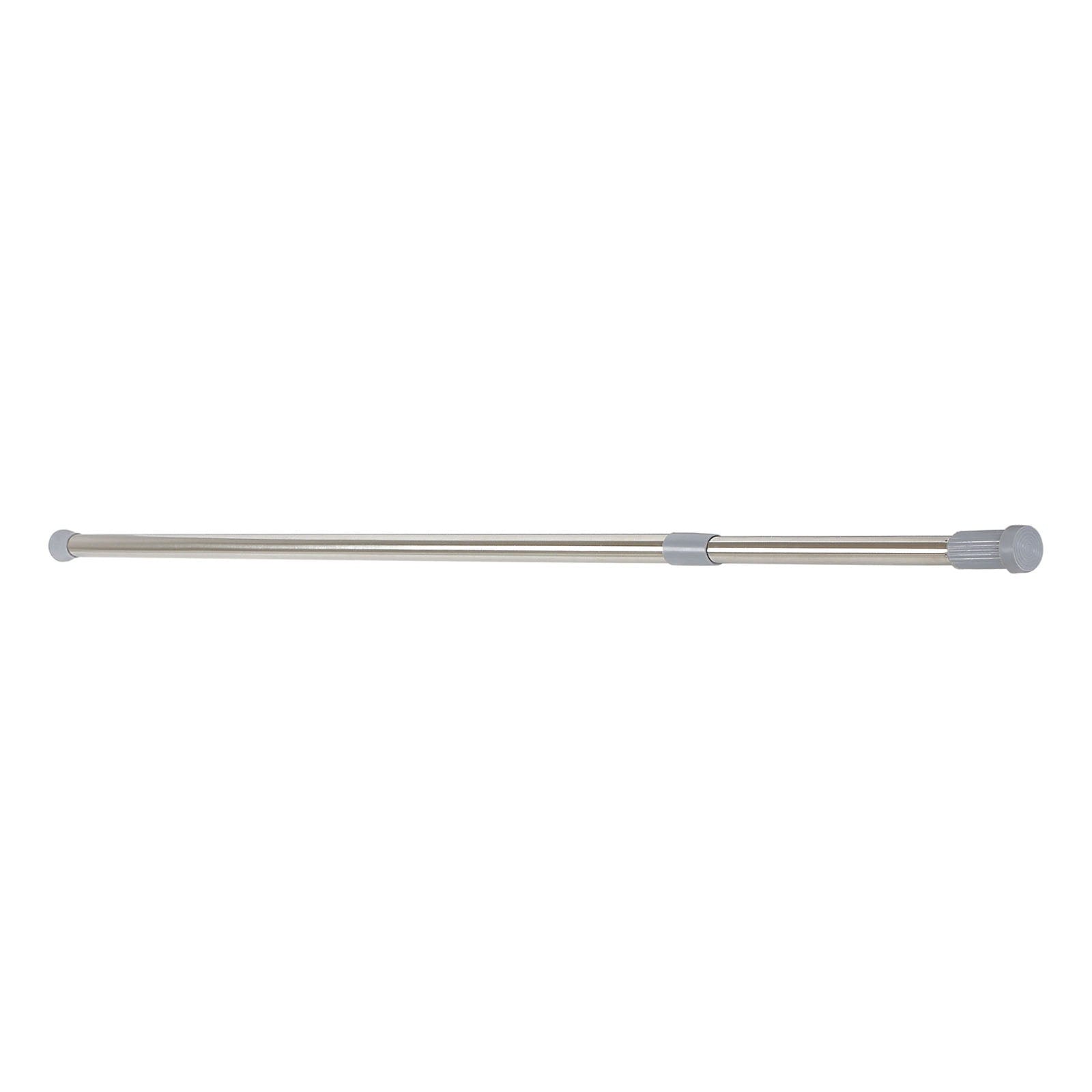 McAlpine Easilock Stainless Steel Shower Rail in Silver