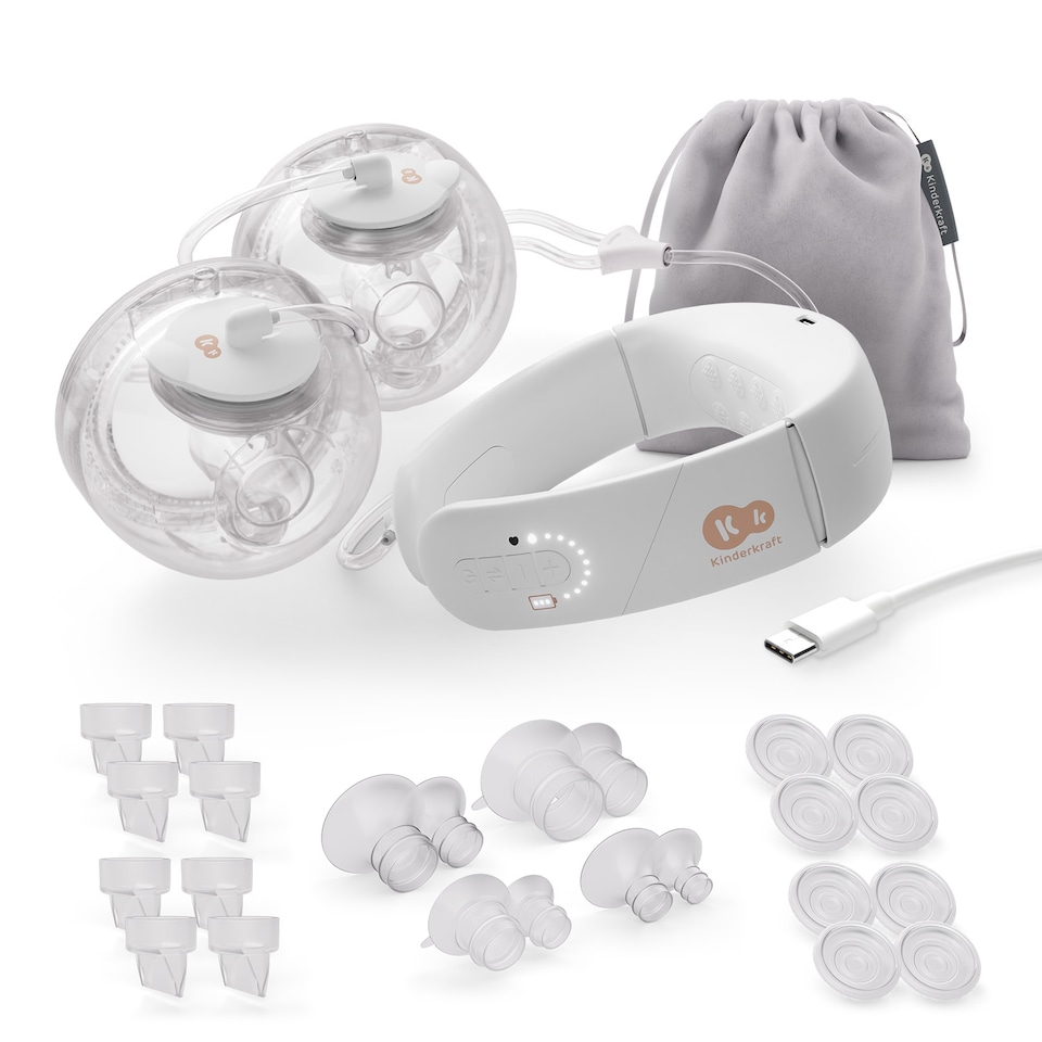 image 1 of Kinderkraft GentleNest Compact Electric Double Breast Pump 4 Modes 9 Levels