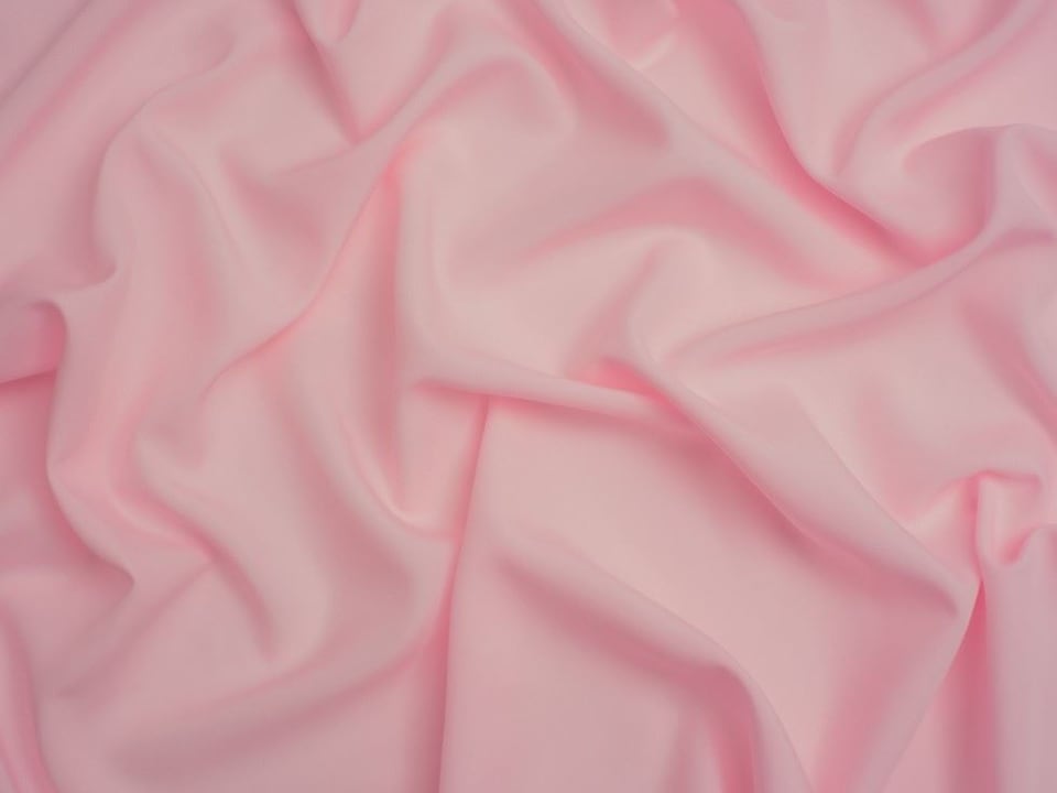Minerva Core Range Pink Soft Touch Crepe Fabric for Dressmaking, 110cm / 43" Wide - per metre
