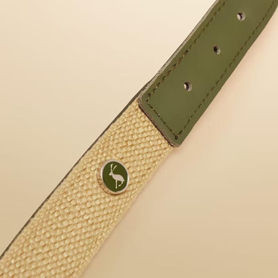 image 1 of Joules Medium Khaki Dog Collar