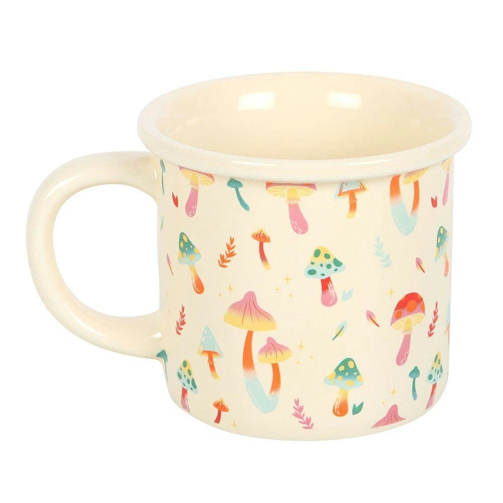 Something Different Funky Fungi Mushroom Mug - Cream/Multicoloured - One Size