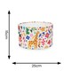 image 3 of ValueLights Kids Bright Floral Easy Fit Ceiling Light Shade