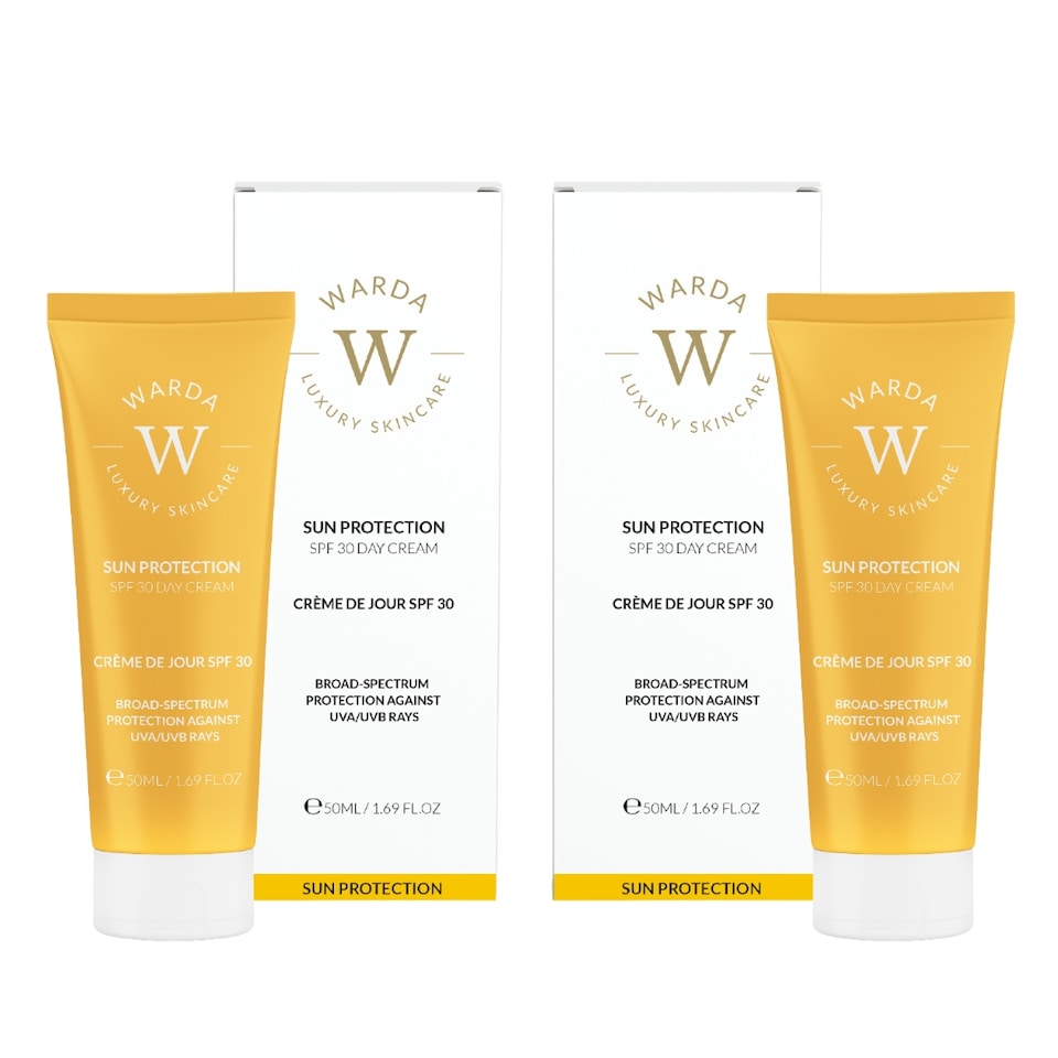 image 1 of Warda Luxury Skincare 2 X Sun Protection SPF 30 Day Cream 50ml