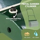 image 6 of Outsunny 40L Lawn Roller Grass Ground Garden Push  Tow Landscaping Erasing Sod