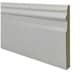 image 1 of PACK OF 5 (Total 5 Units) - 25mm x 194mm White Primed Victorian MDF Skirting Board - 4200mm Length