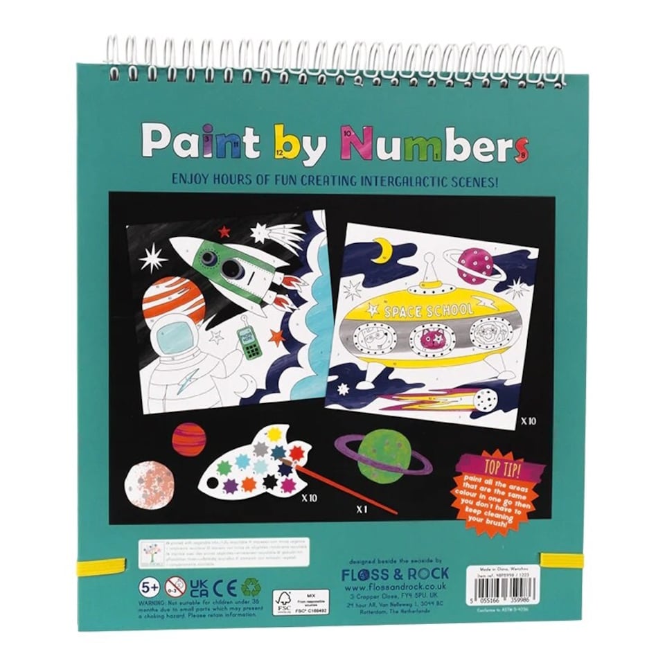 image 1 of Floss & Rock Paint by Numbers Set - Space | Multi | 1