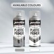 image 7 of Jenolite Premium Plastic Primer Spray - Grey - 400ml - 3-Pack