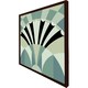 image 2 of Green geo arches (Picutre Frame) Black | S