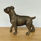 image 4 of Jack Russell Terrier Dog figurine, Leonardo Reflections Bronzed, gift boxed