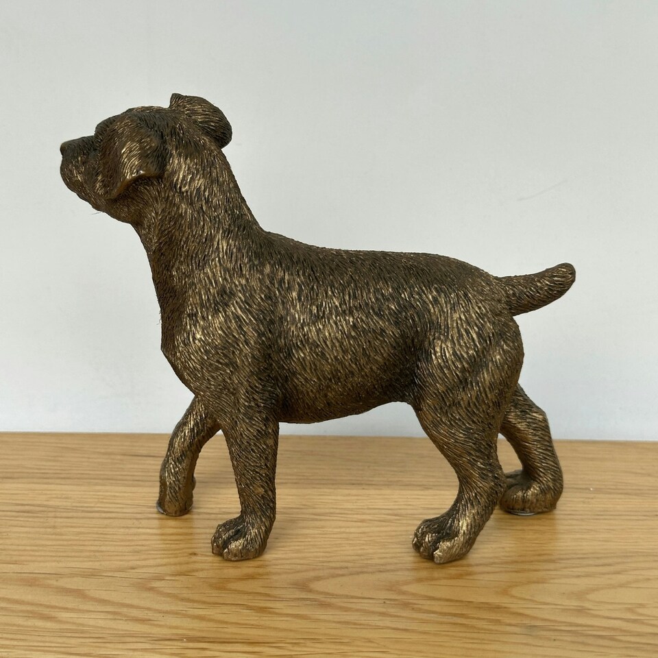 image 1 of Jack Russell Terrier Dog figurine, Leonardo Reflections Bronzed, gift boxed