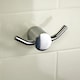 image 1 of Showerdrape Vitality Chrome Stainless Steel Wall Mounted Double Robe Hook