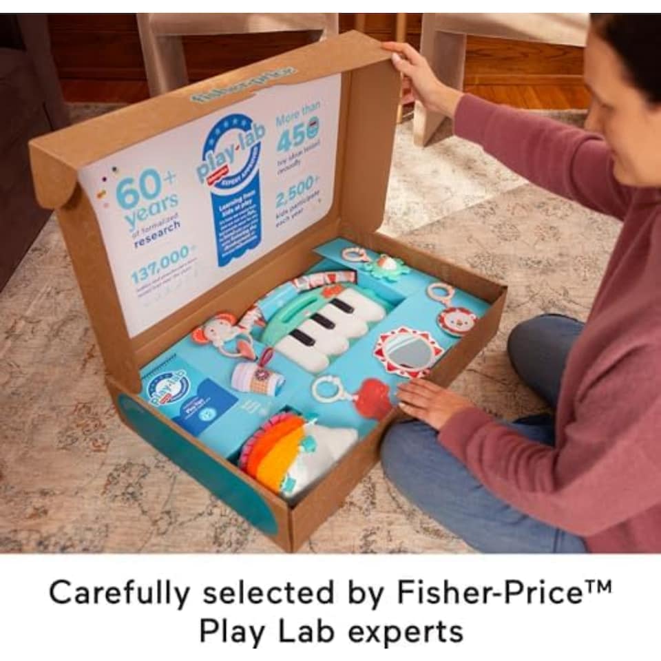 image 1 of Fisher Price Newborn Baby Lets Snuggle And Play Kit