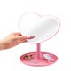 image 4 of Glam & Style Rose Pink Heart Mirror