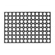 image 1 of Nicoman Rubber Ring Scraper Doormat 60x40cm | Black | 60x40cm