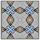 image 3 of Abstract geometric shapes & hand drawn brush stokes (Picture Frame) Brown | M