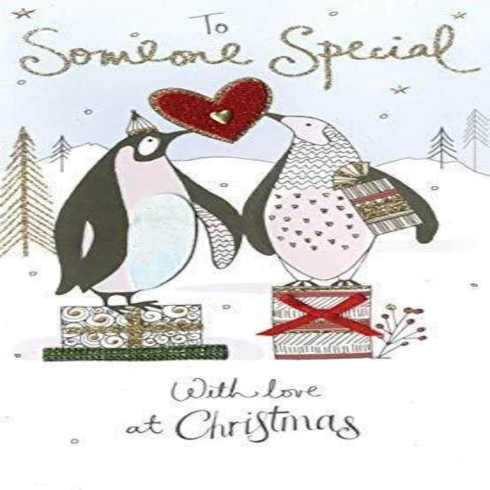 image 1 of Champagne to Someone Special Christmas Card